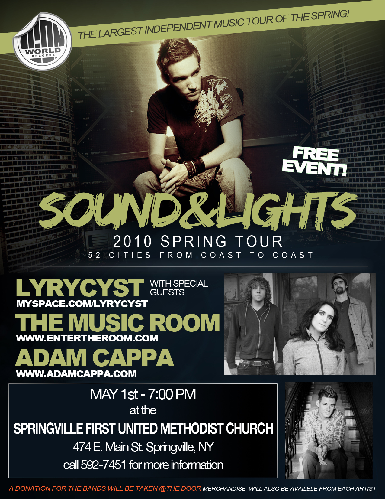 Sound & Lights Tour Poster